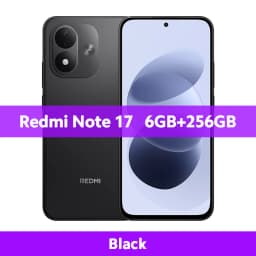 Global Version Xiaomi Redmi Note 17 4G Smartphone 128GB / 256GB ROM 7700mAh 45W 50MP Snapdragon® 6s 4G Gen 2 CPU 120Hz 6.99"