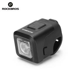 ROCKBROS Bike Horn Light IPX6 Rainproof Type-C Charging 2300mAh Headlight Illuminate Warn Two-in-One Electronic Horn Front Light