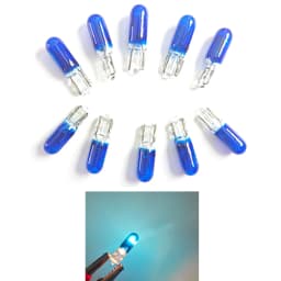 10pcs T5 12v 1.2w W2W Car Halogen Lamp Instrument Lights Dashboard Bulb Auto Interior Light Car Styling