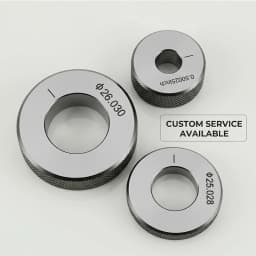 Plain Ring Gauge 1-85mm High Precision GCr15 Steel Smooth Bore Calibration Gage for Inner Diameter Measurement Customizable