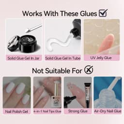 UR SUGAR 15ml Remover For Solid Tips Gel False Nail Tips Solid Adhesives Gel Remover Press On Nails Gel Fake Tips Remover Tools