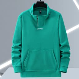 Plus Size 12XL Men's Sweatshirts Half Turtleneck Zip Up Pullover Male Polar Fleece Oversize Loose Fit Extra Big Large 10XL 11XL