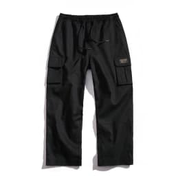 Men Multi-pocket Elastic Waist Design Harem Pant Street Punk Hip Hop Red Casual Trousers Joggers Male Army Cargo Pants 5XL