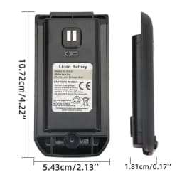 BL-21UV Baofeng UV-21 Pro Original Li-ion Battery High Capacity Type-C Charging Compatible with UV21Pro V2 UV-21 Two Way Radios
