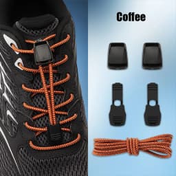 Elastic No Tie Shoelaces with Lock Buckle Stretch Quick Lace System for Sneakers Running Sports Shoes Adults Kids
