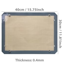 1PC Silicone Fiber Baking Mat with Buckle, Reusable Corners Snap Together to Form Leakproof & Non Stick Baking Tray, Oven Liner
