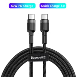 Baseus 100W USB C To USB Type C Cable For iPhone 15 Plus Pro max USB C PD Fast Charger Cord USB-C Type-c Cable For Macbook Pro