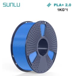 SUNLU 1KG PLA Plus 2.0 3D Printer Filament 1.75mm 1000g Spool (2.2lbs) Neatly Arranged No Knot Filament Fit Most FDM Printer