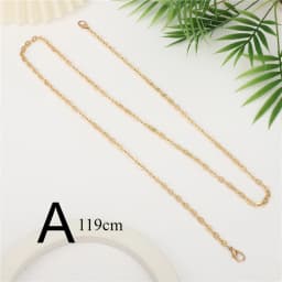 Metal Chain Shoulder Strap for Women's Bag High Quality Package Accessories Removable and Replaceable Shoulder Straps Hook Chain