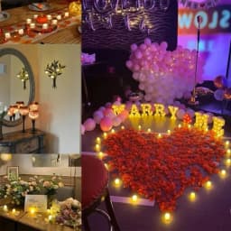 1-24Pcs Mini Flameless LED Candle Lights 2 Types Simulated Electric Candles For Wedding Christmas Halloween Festival Party Decor