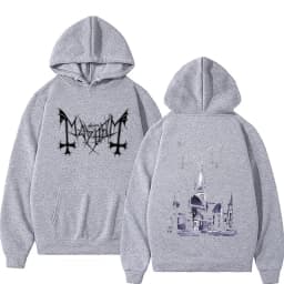 Mayhem De Mysteriis Dom Sathanas Graphic Pullover Men Women Fashion Death Black Metal Rock Band Hoodie Male Classic Sweatshirt