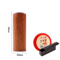 Hanko Stamp for Wood Custom Name Stamp Seal for Calligraphy English Chinese Logo Hand Account Chop Personal Gift Seal