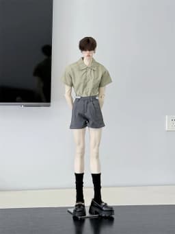 Multi-Color Shirt ID75 4-Piece Baby Set Colorful Shorts Versatile Basics Spot Inventory BJD Doll T-shirts Toys Doll Accessories