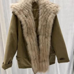 OFTBUY Winter Warm Real Suede Jacket Button Thick Padded Fashion Loose Outerwear Women Luxury Fox Fur Collar Goose Down Parka