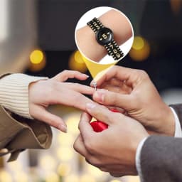 PHYHOO Us Uk EU Plastic Finger Size Band Gauge Ring Measurement Belt Adjustable Magnifier Ring Sizer for Women Men