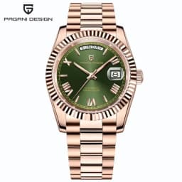 PAGANI DESIGN New Week Calendar Type Man Watch ST16 Movt Waterproof Mechanical Watch 316L All Steel Luxury Luminous Men Watch
