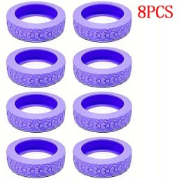8PCS Luggage Wheels Protector Silicone Wheels Caster Shoes Travel Luggage Suitcase Reduce Noise Wheels Guard Cover Accessories