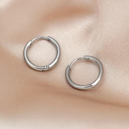 Stainless Steel Hoop Earrings Nose Ring Smooth Small Rounded Dainty Huggies Helix Daith Men Women Piercing Jewelry 18G