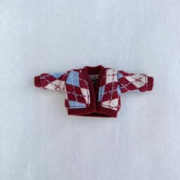 Handmade Obitsu 11 Vest Ob11 Doll Clothes Winter Sweater With Plaid Pattern For Gsc, Ymy Body, Ufdoll, 1/12bjd, Obitsu11