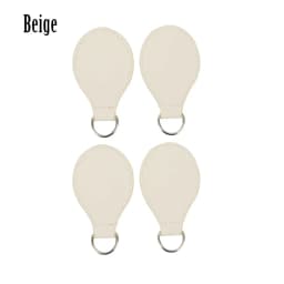 TANQU New 2 Pair 4 Pc Shiny Drop End for Obag Handle PU Drop Attachment for O Bag Obasket DIY Women Bag