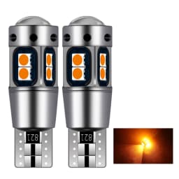 ASLENT 2PCS High Quality T10 W5W 168 192 Led Tail Light 3030 10smd 12V Car Led Auto Lamp CANBUS NO Error Car Marker Parking Bulb