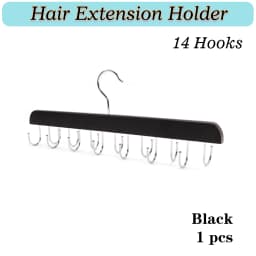 1Pcs Double-Sided Hanging Hair Racks Organizers And Storage For Hair Styling Display & Storage Wig Stand Hair Extension Holder