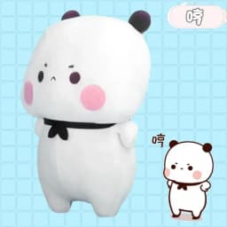 New Bubu And Dudu Panda Plush Cute Cartoon Panda Bear Doll Kawaii Stuffed Soft Pillow Toy Y2k Room Decor Gifts