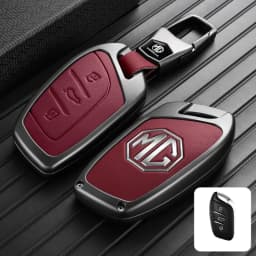 Key Fob Cover Full Protection Shockproof For MG ZS MG 4 MG HS MG 5 MG RX8 Zinc Alloy Heavy Duty Car Accessories
