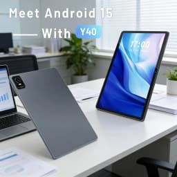 Paitanry 10 Inch Android 15 Tablet PC Octa Core 12GB (6+6GB Expand) RAM 128GB ROM Expand 1TB 6000mAh Battery Dual Band 5GHz WiFi 6 Bluetooth 5.0 5MP+13MP Dual Camera Incell HD Touch Screen Tablet for Study Work Camping Entertainment