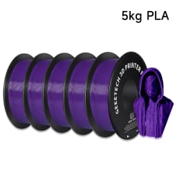 Geeetech 5Kg Standard PLA Filament 1.75mm 3D Printer Plastic Material, Accuracy 0.03mm, Multiple Colour, Fit Most FDM Printer