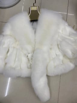 Natural Fox Fur Jacket Shawls Real Fox Fur Jacket Women Winter Natural Fur Vest Fashion Short Coat Shawl Temperament