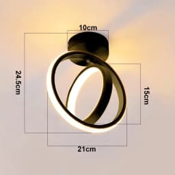 LED Aisle Ceiling Lights Modern Chandelier Three Colors Lamp Minimalist Lamps For Bedroom Light Surface Installation Dining Room