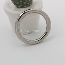 10-30pcs Webbing Strapping Metal Closed Round O Rings For Bags Parts Zinc alloy Backpack Collar Harness Snap Clasp Accessories