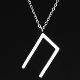 customer women rune necklace style