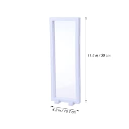 Jewelry Display Stand 11X30Cm Clear Plastic 3D Floating Frame For Medals Stamps Showcase Display Box Gift Decor