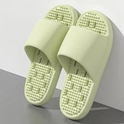 Women Summer Slippers Non Slip Quick Drying Shower Drainage Holes Soft Cushioned Breathable Beach Pool Shoes Slide Sandals