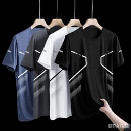 New Ice Silk Running Shirts Men Loose Short Sleeve Top Basketball Gym Sportswear For Male Fitness Workout Mesh Breathable Tee