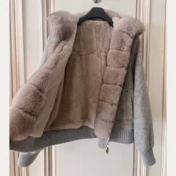 2026 Women's Cashmere Fur Coat Fox Otter Rabbit Fur Outerwear Elegant Warmth Fashionable Winter Coat
