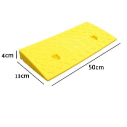 1pc PE Kerb Ramp 30/40/50mm Height Non-Slip Threshold Ramp For Cars Bicycles Scooter Wheelchairs Going Uphill Smooth Transitions