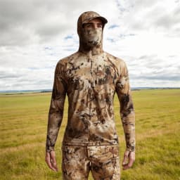Core Lightweight Camouflage Hoodie Pullover Mask T-Shirt for Hunting Fishing - Breathable Outdoor Camo Clothing