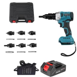 Heimerdinger Brushless Rivet Gun Blind Riveting Gun Flat Nuts Riveter Rivnut Tool Kit For M3 M4 M5 M6 M8 M10 M12 Pull Nuts