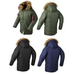 Male Padding Jacket Fur Oversize Puffer Coats Mens Military Tactical Down Clothes Husband Winter Men's Long Parka Windproof Coat