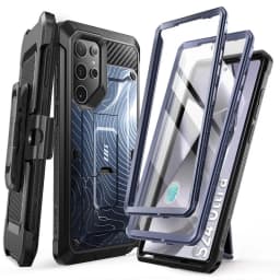 For Samsung Galaxy S24 Ultra Case 2024 SUPCASE UB Pro Full-Body Dual Layer Rugged Belt-Clip Case with Built-in Screen Protector