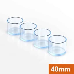 10Pcs Round / Square Rubber Floor Protectors Chair Leg Caps Pads Furniture Feet Non-Slip Covers Leveling Feet Home Decor