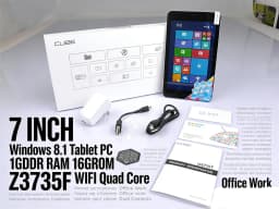 7 INCH Windows 8.1 Tablet PC System 1GDDR RAM 16GROM Z3735F WIFI Quad Core Office Work WIFI Dual Cameras