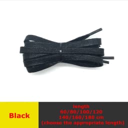 1 Pair Waxed Flat Shoelaces Leather Waterproof Casual Shoe Laces Unisex Boots Shoelace Length 60/80/100/120/140/160/180CM Laces