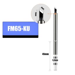 T65 FM65 Soldering Iron Tip for T65 HS01 GD300 T85 Replacement Heater Solder Compatible with SH series Not Applicable T12