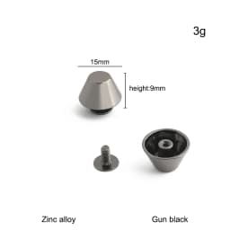 20/50/100PCS 8-15mm Metal Screwback Rivet Studs For Leather Craft Luggage Handbag Purse Bottom Protective Feet Nails Accessories
