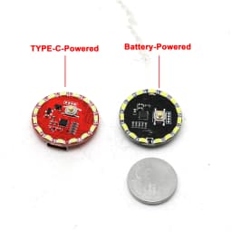 16Modes Flow Light KEY Control TYPEC/battery Powered LED Sequential lamp Rotational, breathing, flashlight Model Lighting Effect
