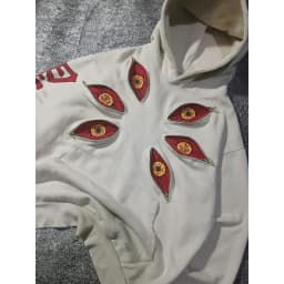 Men New Punk Six Eyes Multi Zipper Hoodies Cool Design Sweatshirt Y2k Streetwear Oversized Casual Fashion Couples Anime Hoodie